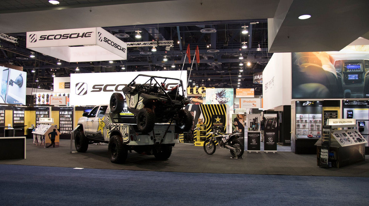 Scosche booth at CES 2017 event