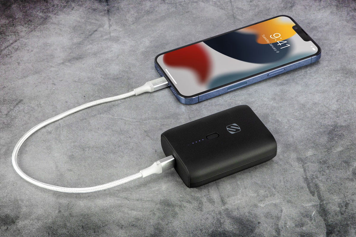 iphone charging via Scosche portable power bank