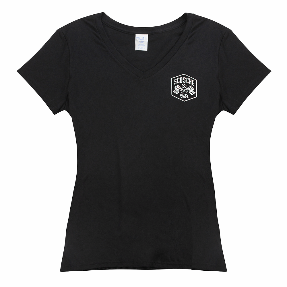 Scosche Ladies' Tee with Bear Logo