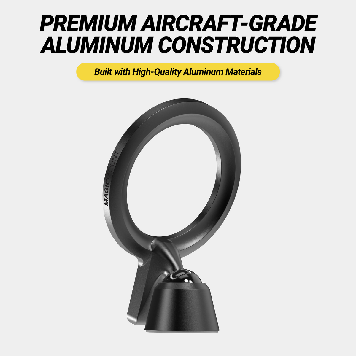 Premium aircraft-grade aluminum construction. Built with high-quality aluminum materials
