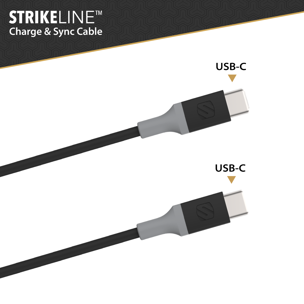 Strikeline Charge & sync cable - USB-C to USB-C