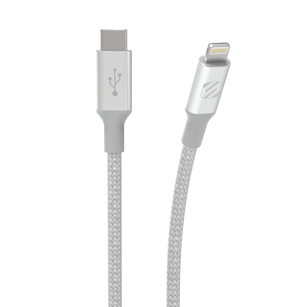 USB-C to lightning silver 8ft Cable