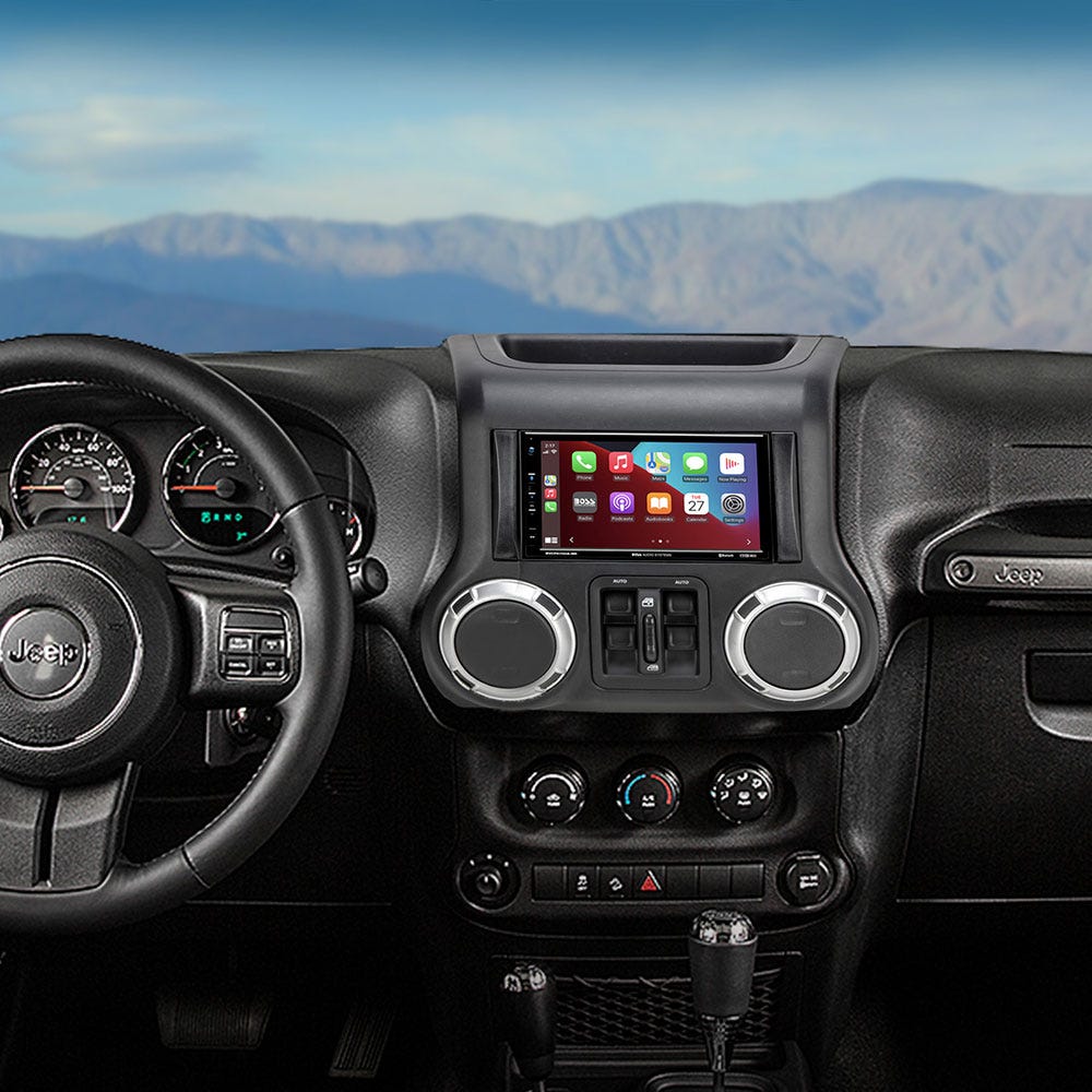 1998-2020 Chrysler/Dodge/Jeep/Mitsubishi/Plymouth/VW Double or Single DIN Dash Kit in car dash