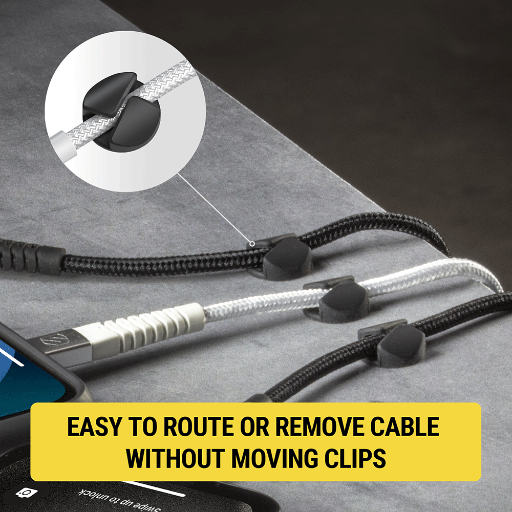 Esty to route or remove cable without moving clip