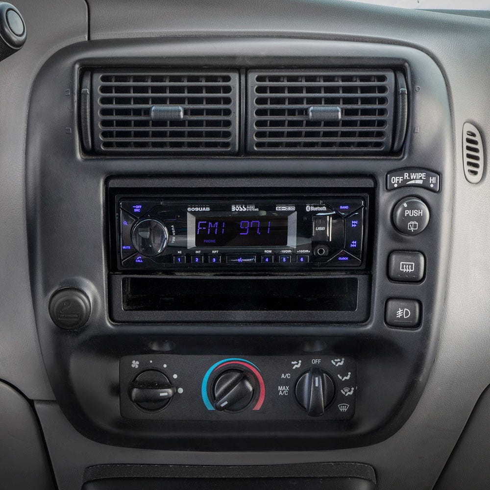 Scosche Single DIN Dash Kit & Pocket Compatible with 1995-2011 Ford/Lincoln/Mazda/Mercury FD2080-WM1 in car dash