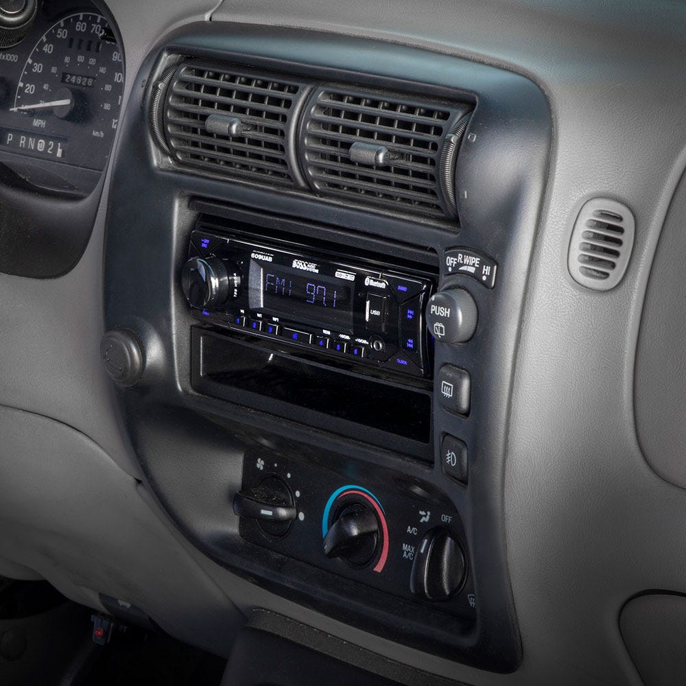 Scosche Single DIN Dash Kit & Pocket Compatible with 1995-2011 Ford/Lincoln/Mazda/Mercury FD2080-WM1 in car dash