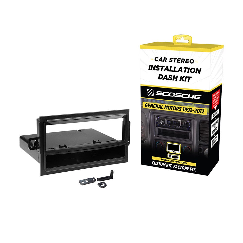 1992-2012 GM Select DIN with Molded Pocket Dash Kit