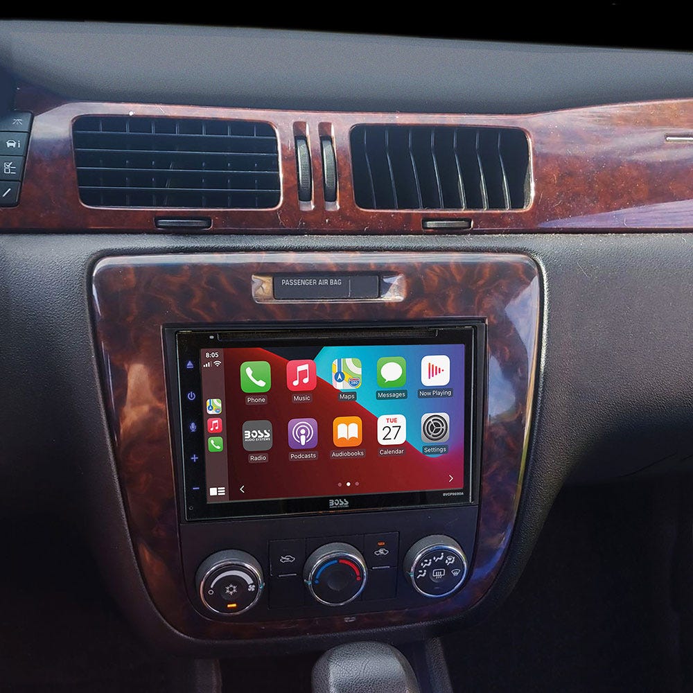 2006-2019 Chevrolet Impala/Tahoe Single DIN with Pocket Install Dash Kit in car dash