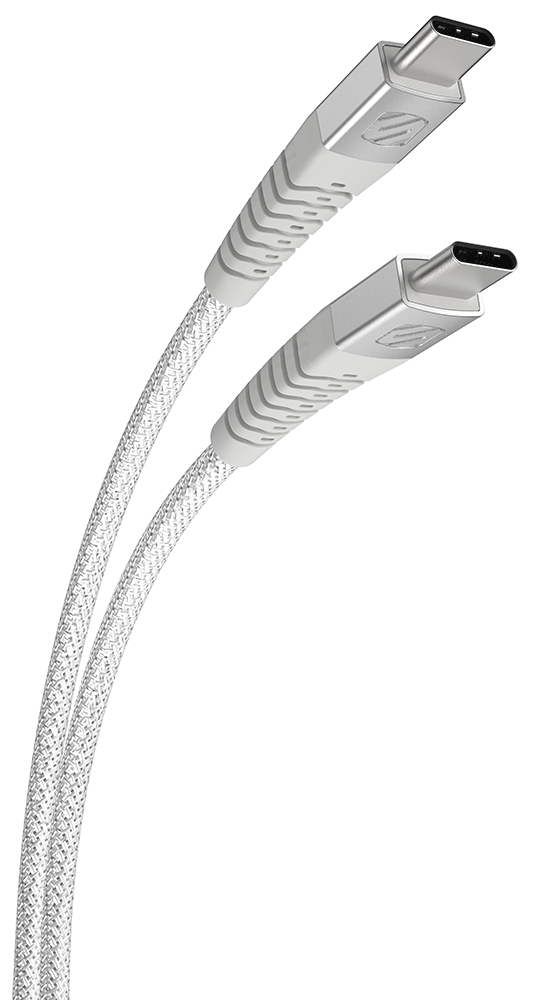 Heavy-Duty USB-C® to USB-C 4-Ft. Cable White