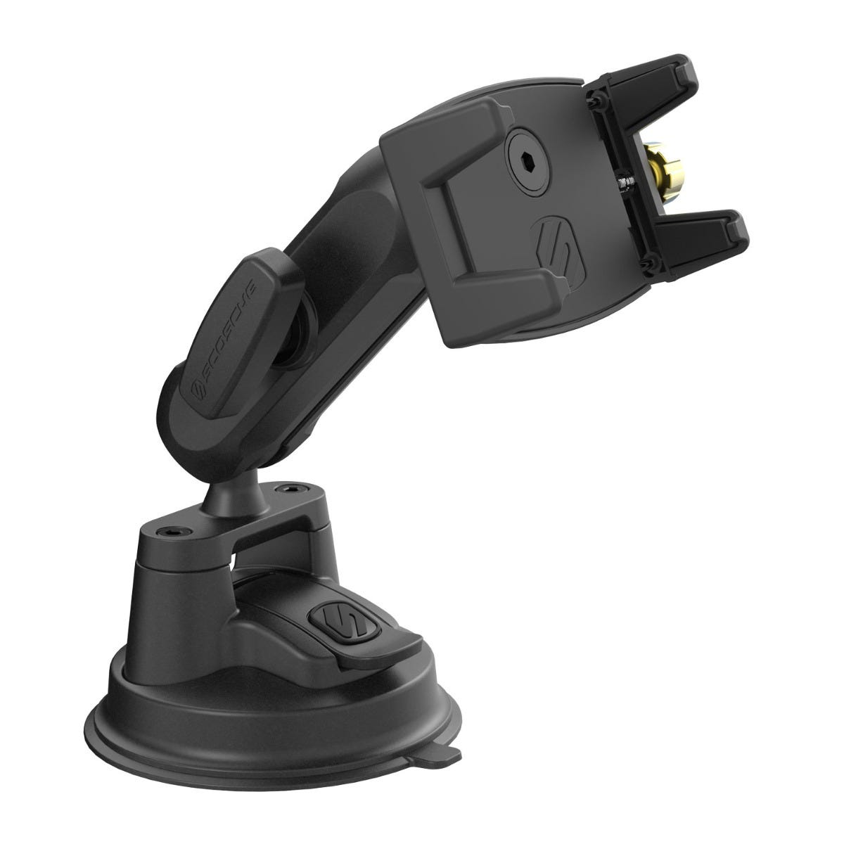 Universal Mount Head with Dual-Socket Mount Arm (Medium) and Suction Cup Base Phone Mount Bundle
