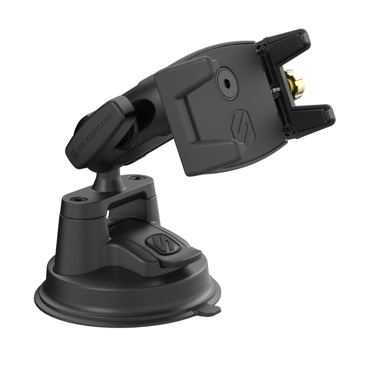 Universal Mount Head with 1.75 in. Mount Extension Arm and Suction Cup Base Phone Mount Bundle
