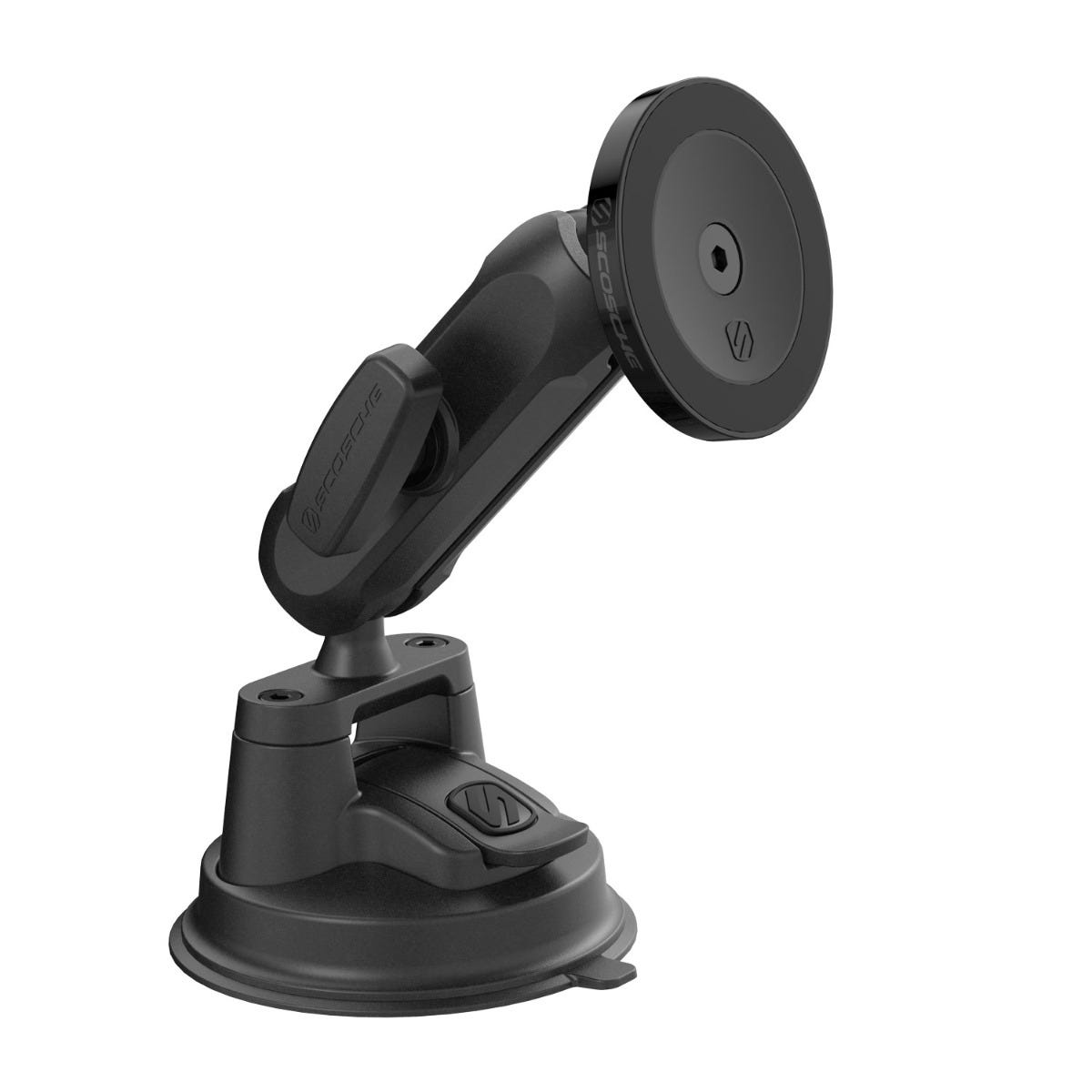 Magnetic Mount Head with Dual-Socket Mount Arm (Medium) and 1.75 in. Mount Extension Arm Phone Mount Bundle