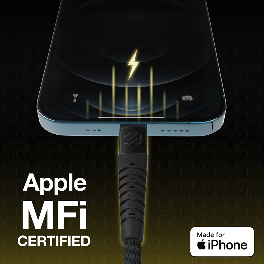 Apple MFi certified. Made for iPhone