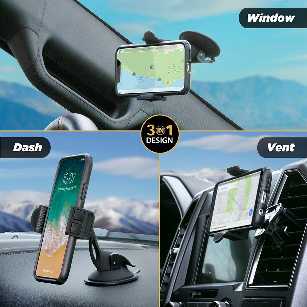 Universal Device Mount on Windshields