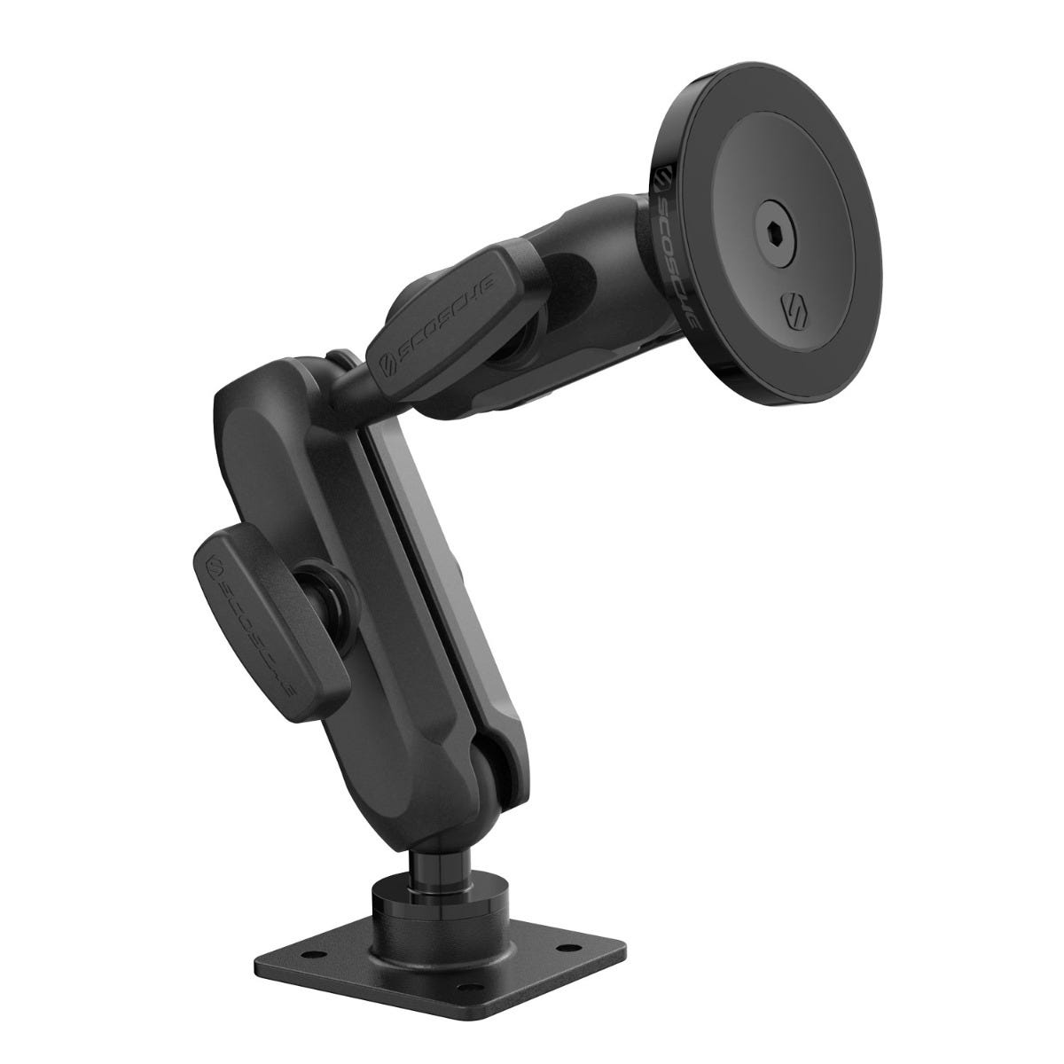 Magnetic Mount Head with Mount Arms Ball-to-Ball Adapter and Aluminum AMPS Base