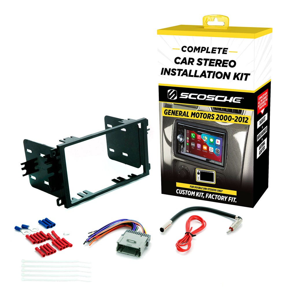 GM 2000-2012 Double DIN Complete Installation Solution