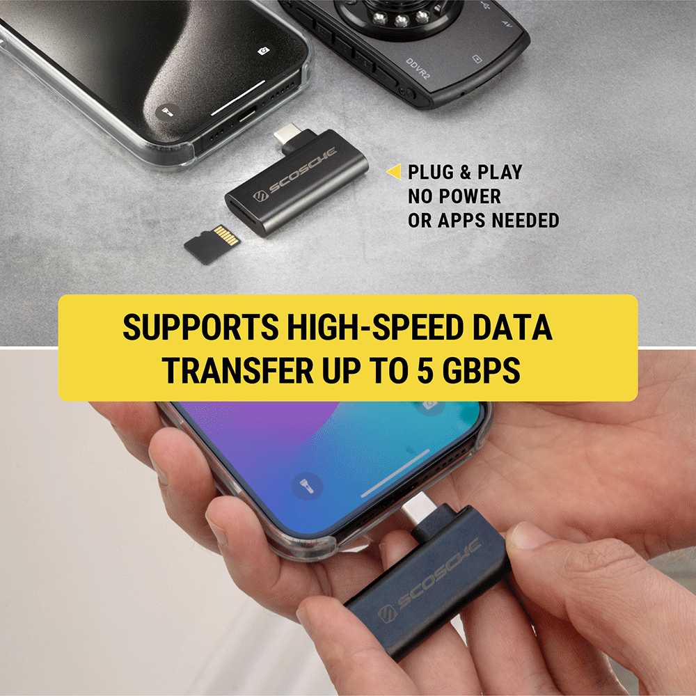 Supports high-speed data transfer up to 5 gbps. Plug and play no power or apps needed