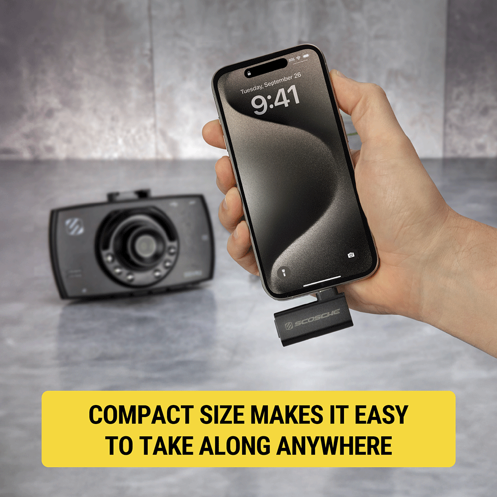 Compact size makes it easy to take along anywhere