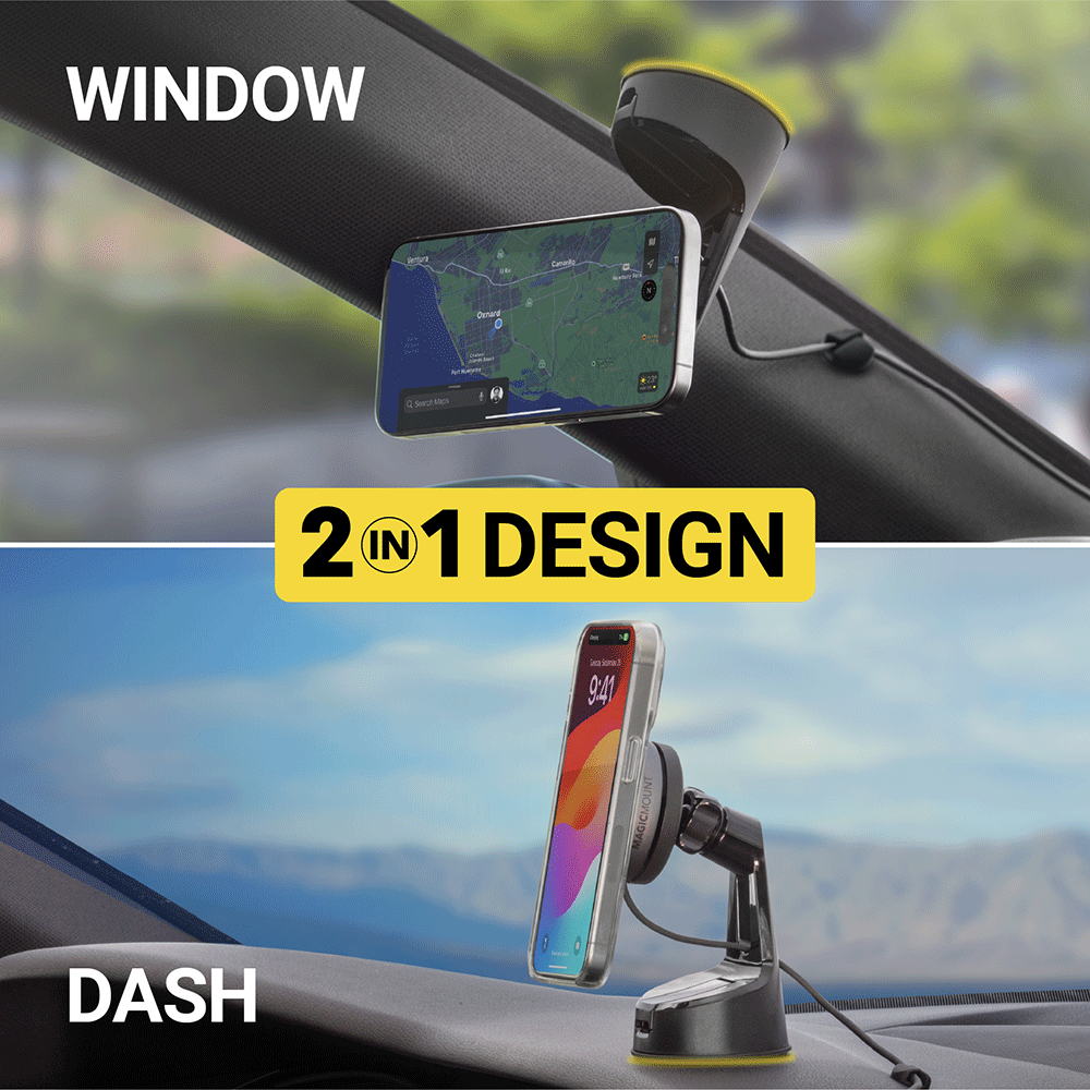 2 in 1 design - window/dash