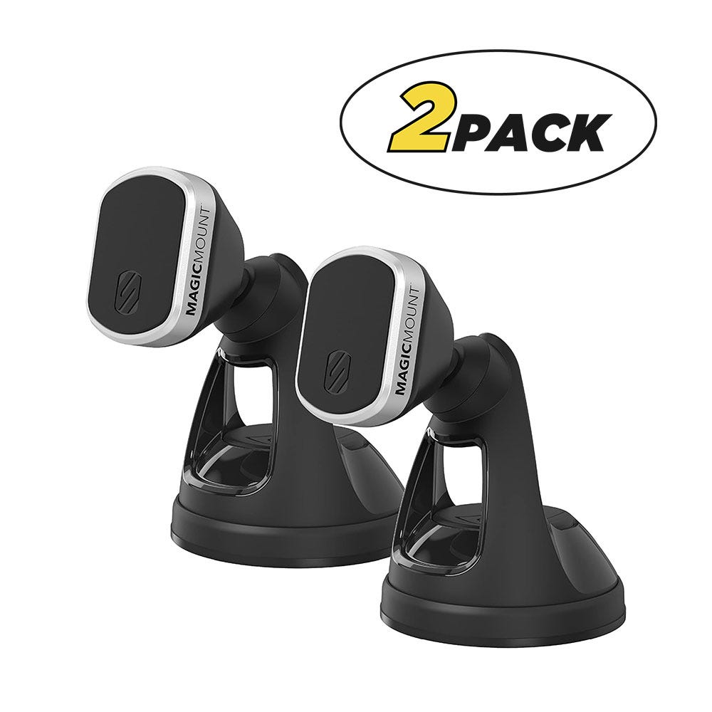Pro Universal Magnetic Phone/GPS Suction Cup Mount 2-Pack