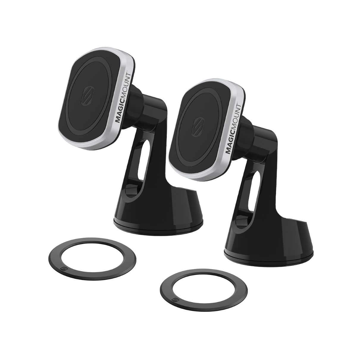Window/Dash MagSafe® Compatible Magnetic Phone Mount with MagicRing (2-Pack)