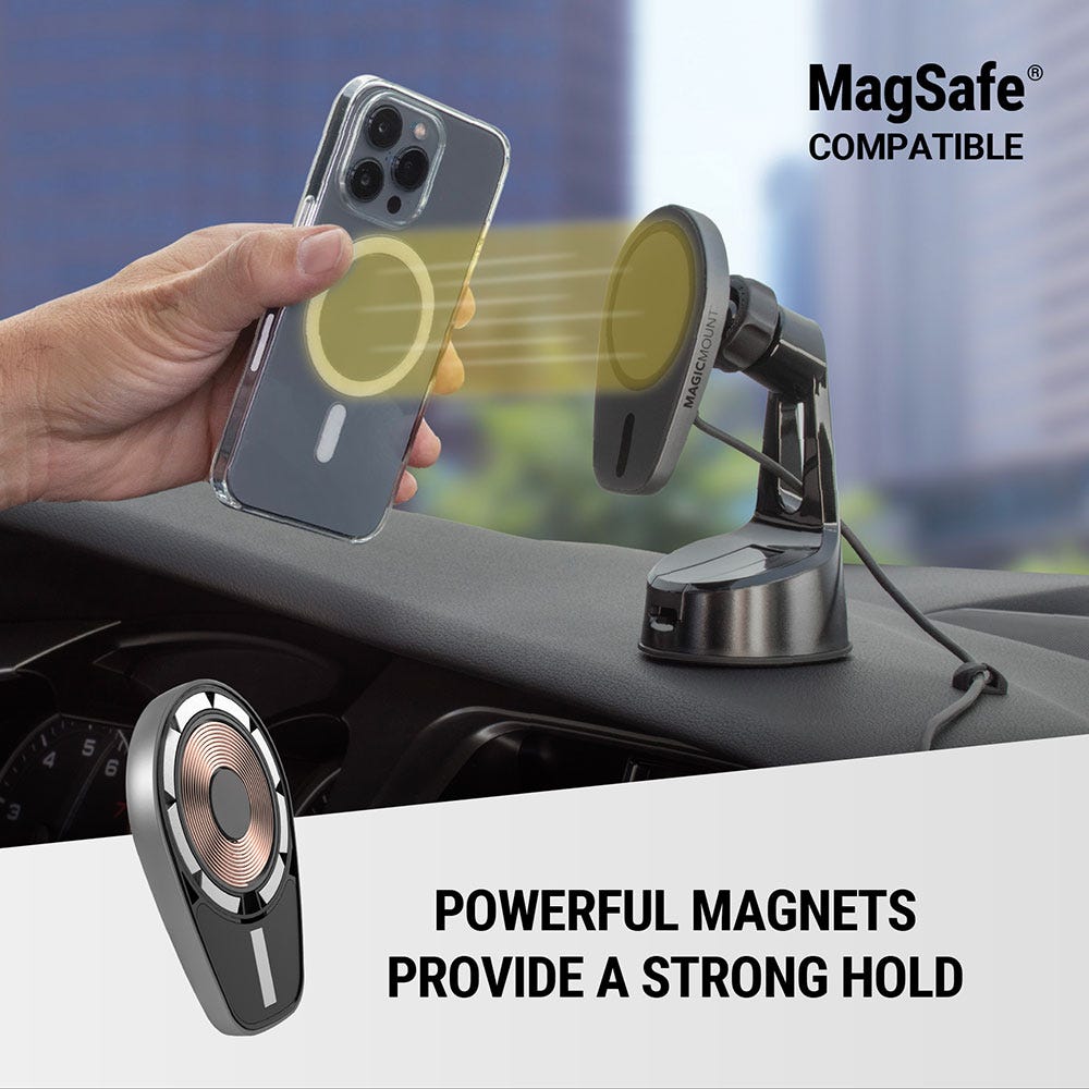 MagSafe compatible. Powerful magnets provide a strong hold.