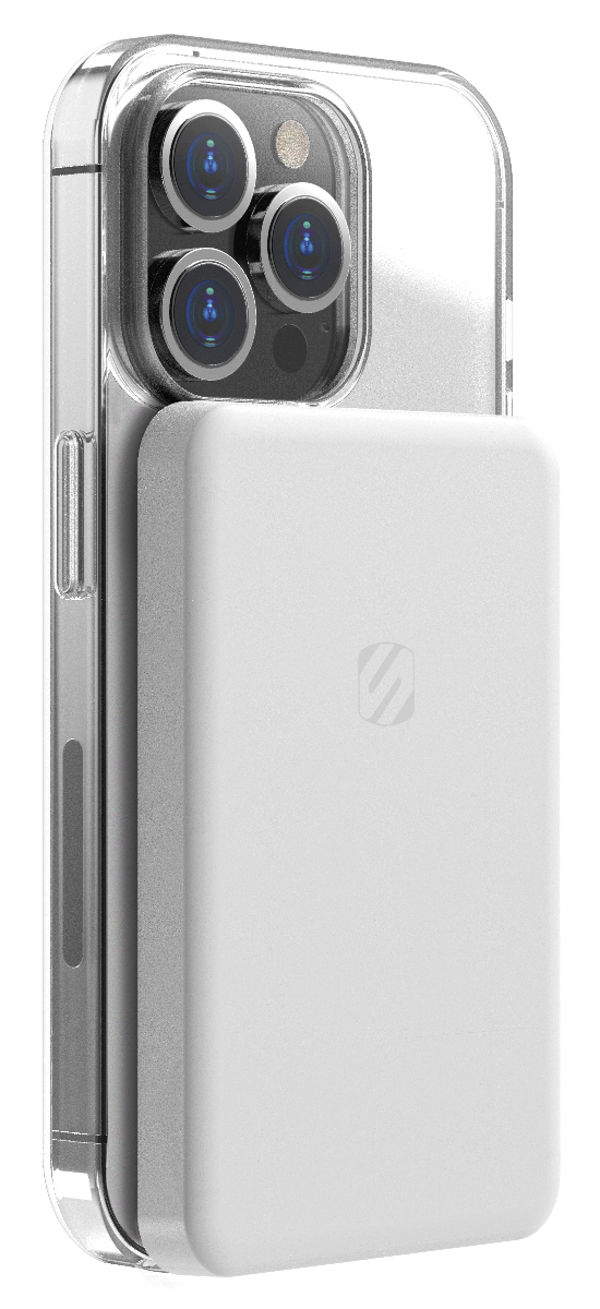 Magnetic Wireless Charging Power Bank on iphone
