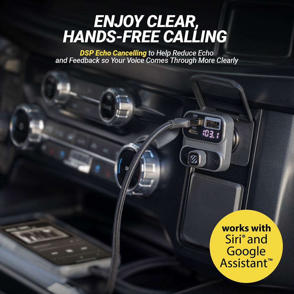 Enjoy clear hands-free calling. DSP echo cancelling to help reduce echo and feedback so your voice comes through more clearly. Works with Siri and Google Assistant.