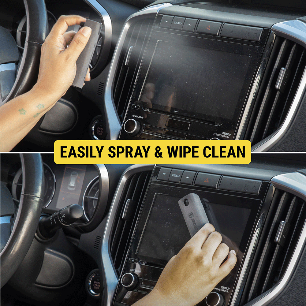 Easily spray and wipe clean