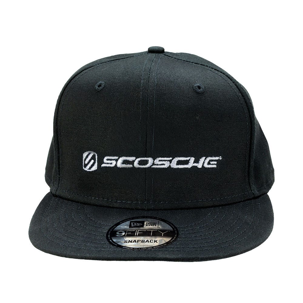 Embroidered Scosche Logo Hat - Black front