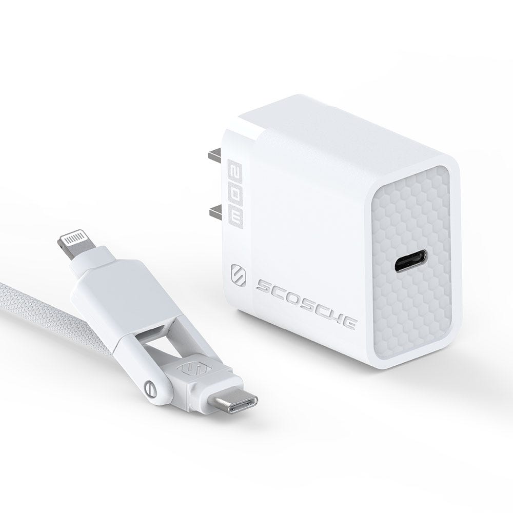 20W USB PD Fast Charger with 6-Ft. USB-C/Lightning Cable