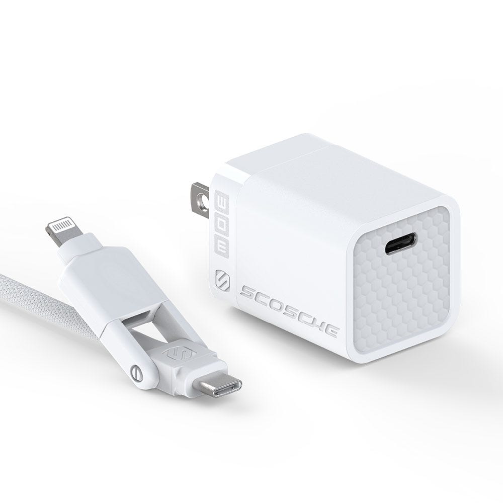 30W USB PD Fast Charger with 6-Ft. USB-C/Lightning Cable