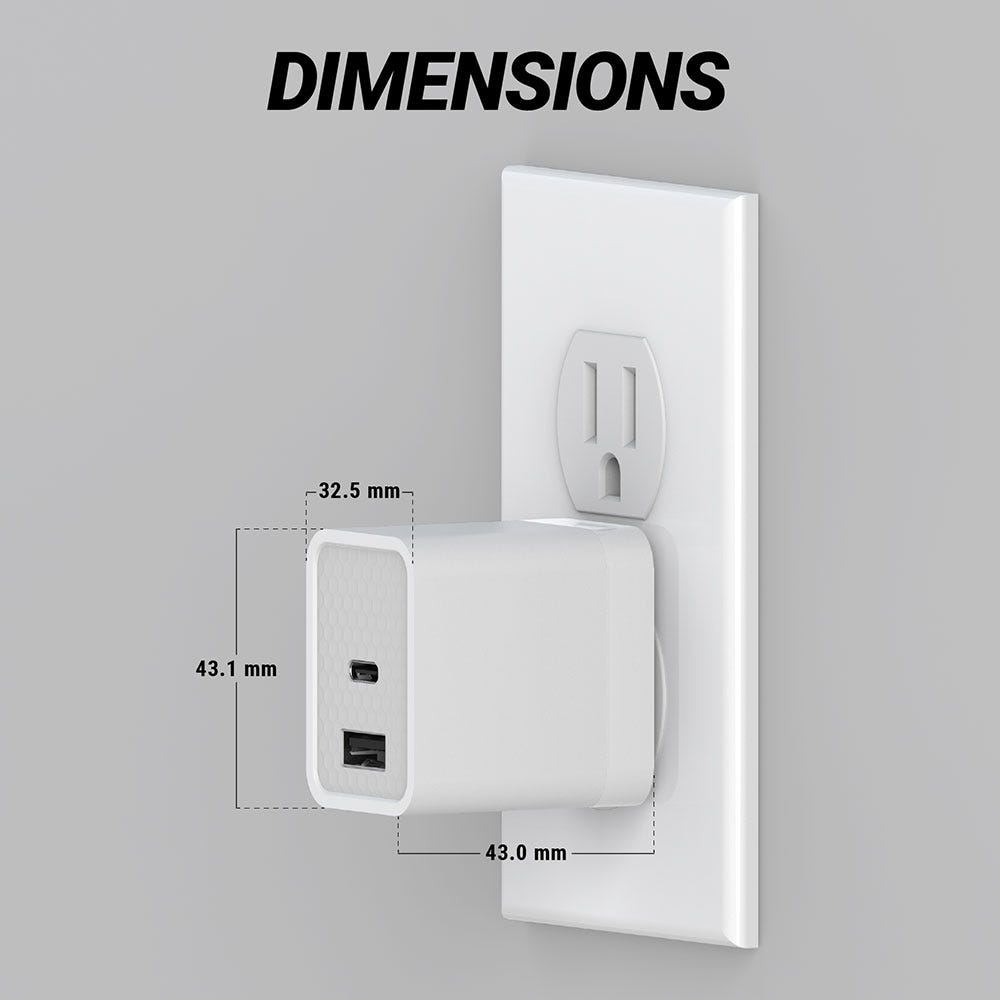 Dimensions face measures 32.5mm by 43.1 mm and is 43.1 mm in depth.