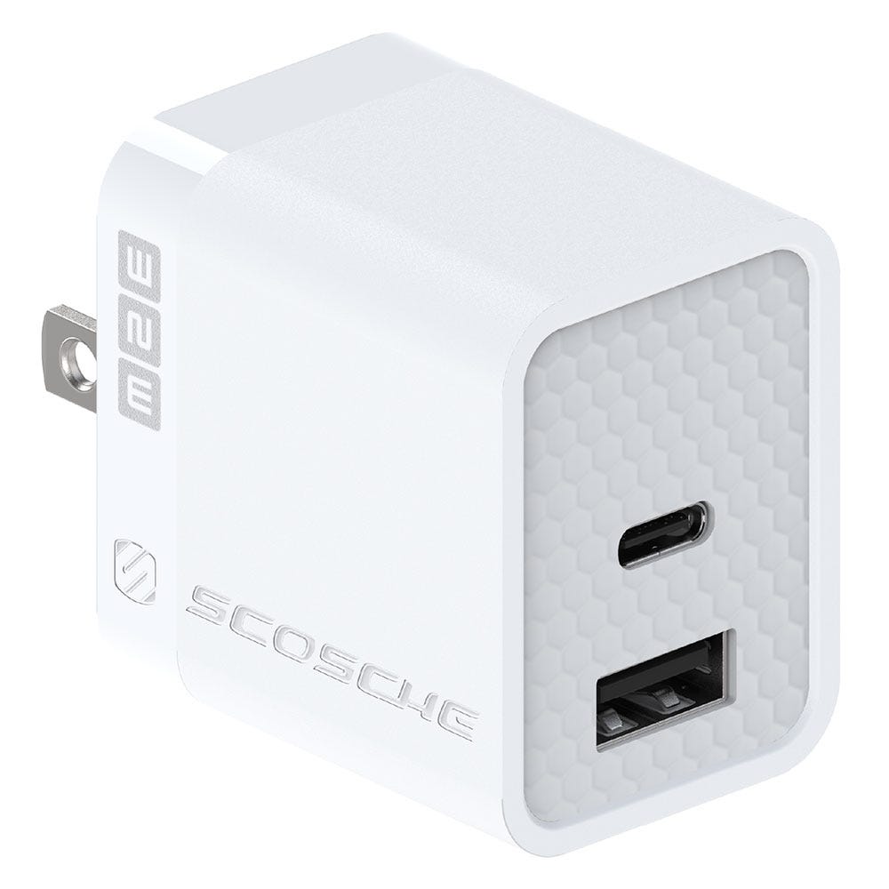 32W USB-C Power Delivery Fast Charger with USB-A Port