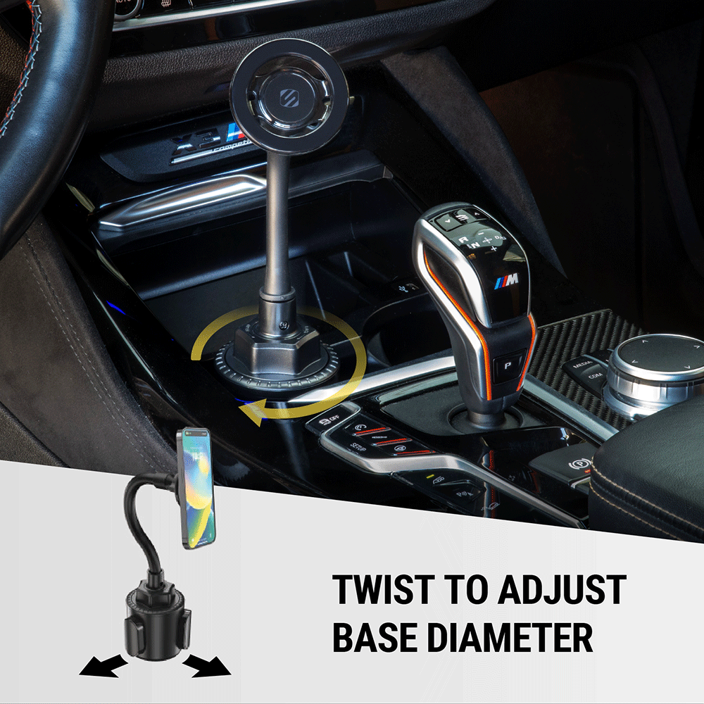 Twist to adjust base diameter