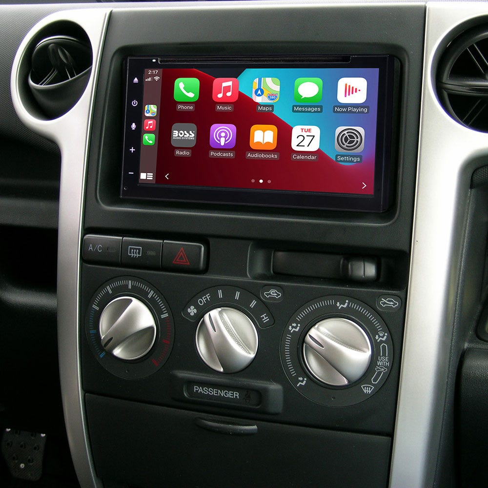 2000-2017 Toyota Double DIN Installation Kit in car dash
