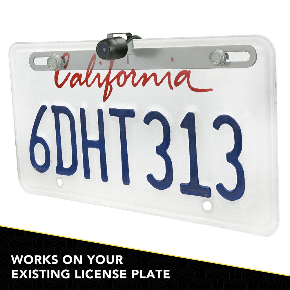 works on your existing license plate
