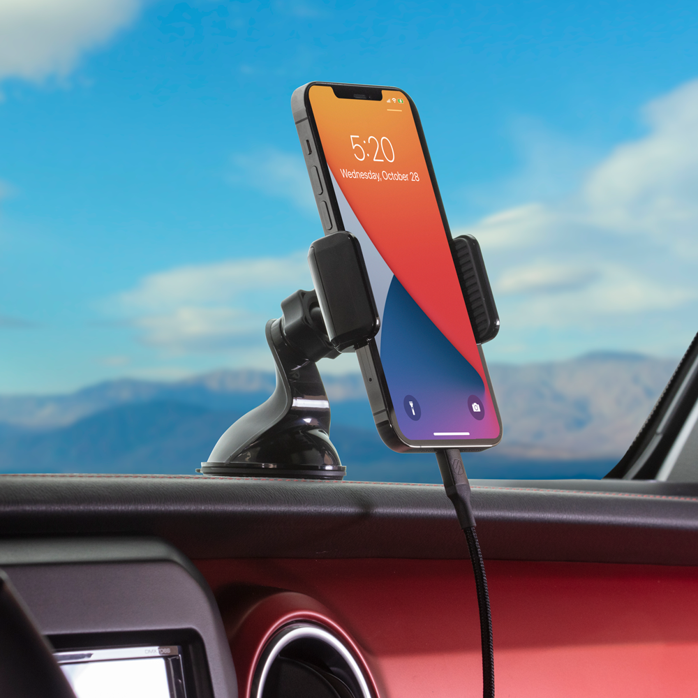 image of phone mount with iPhone 12