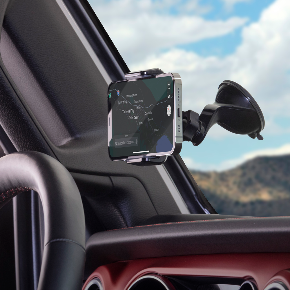 image of phone mount with iPhone 12