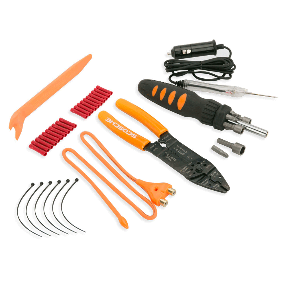 Car Stereo Tool Kit  Wire Stripper  Crimper  Panel Removal Tool