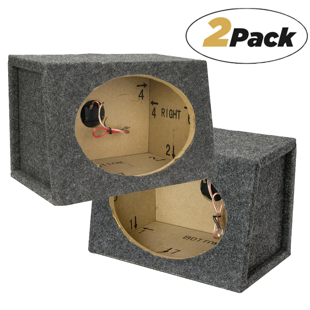6x9 Car Speaker Enclosure Kit (2-Pack)
