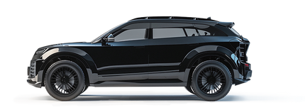 Black color SUV Car