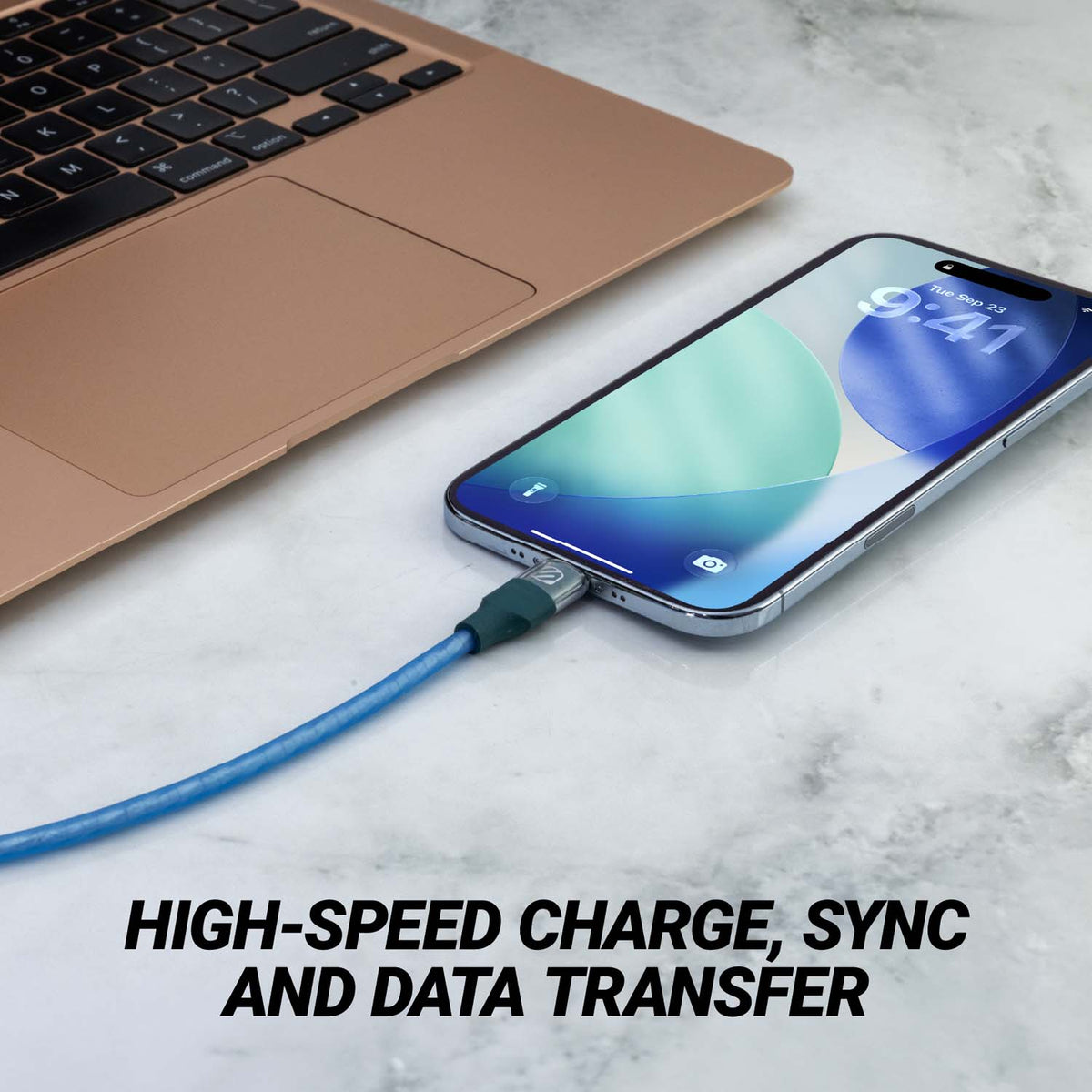 High speed charge sync and data transfer