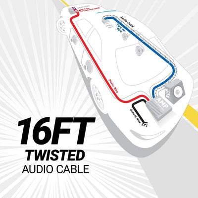 16 ft. twisted audio cable