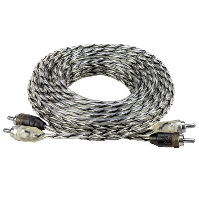16 Ft. Twisted RCA Interconnect Car Audio Cables