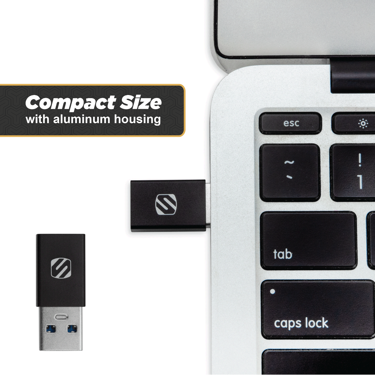 Compact size with aluminum housing