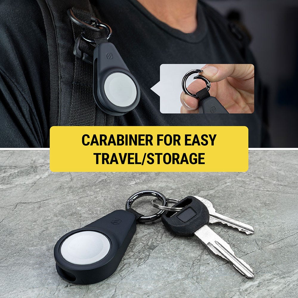 Carabiner for easy travel/storage