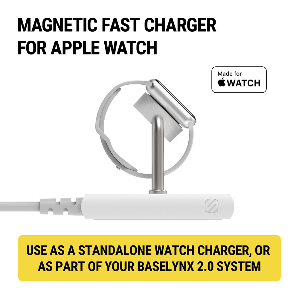 Magnetic fast charger for apple watch. Use as a standalone watch charger  or as part of your BaseLynx 2.0 system
