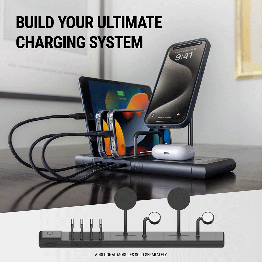 Build your ultimate charging system. Additional modules sold separately.