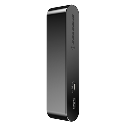 Black  Endcap Dual-port Charger